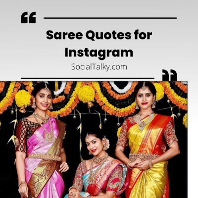 Saree Quotes for Instagram Images x