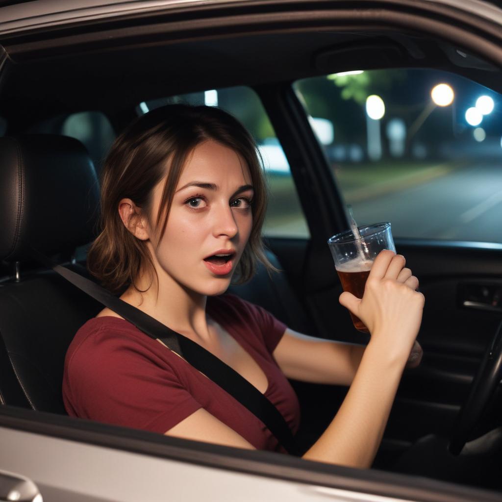 driving car while drinking alcohol