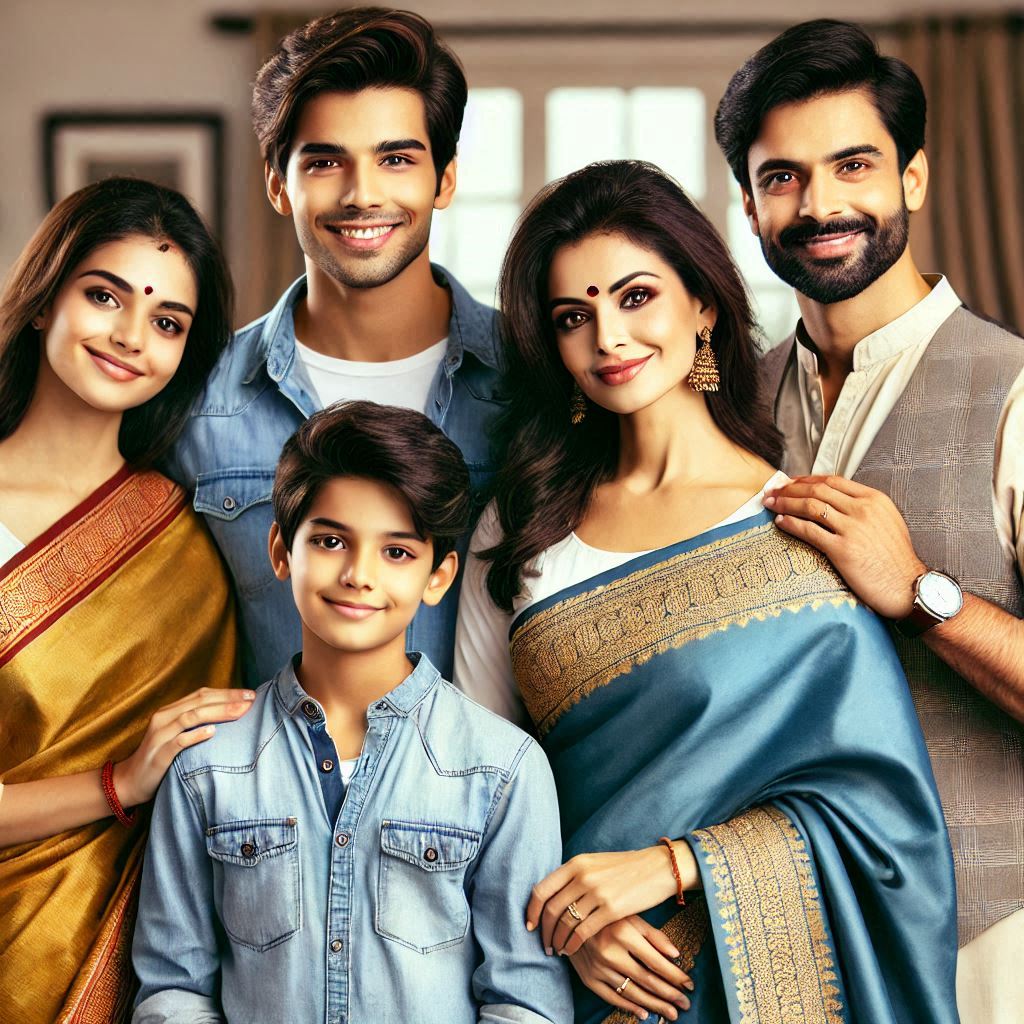 Beautiful Indian Joint Family