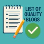 List of Quality Blogs
