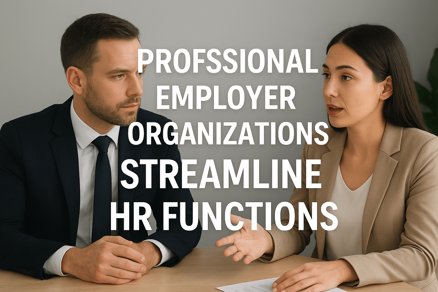 Professional Employer Organizations Streamline HR Functions