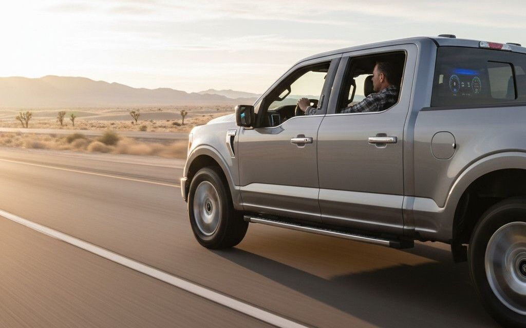 F-150 BlueCruise Hands-Free Driving