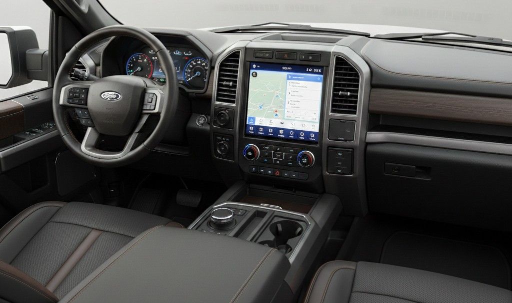 2026 F-150 Smart Tech Features dashboard with SYNC 4A touchscreen
