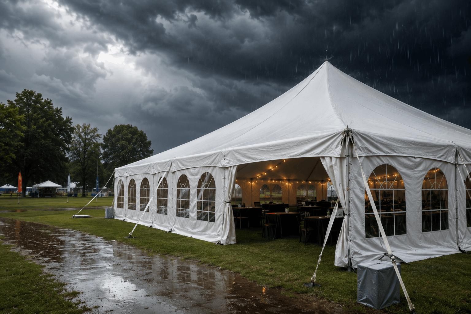 Outdoor Events Tent for Unpredictable Weather Conditions