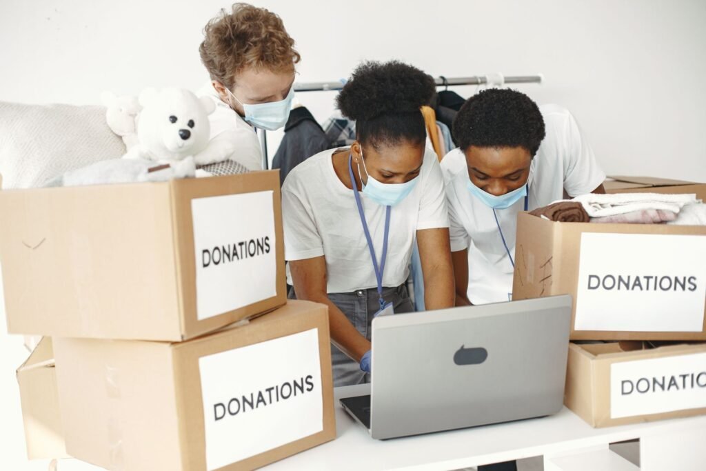 fundraiser by online communities